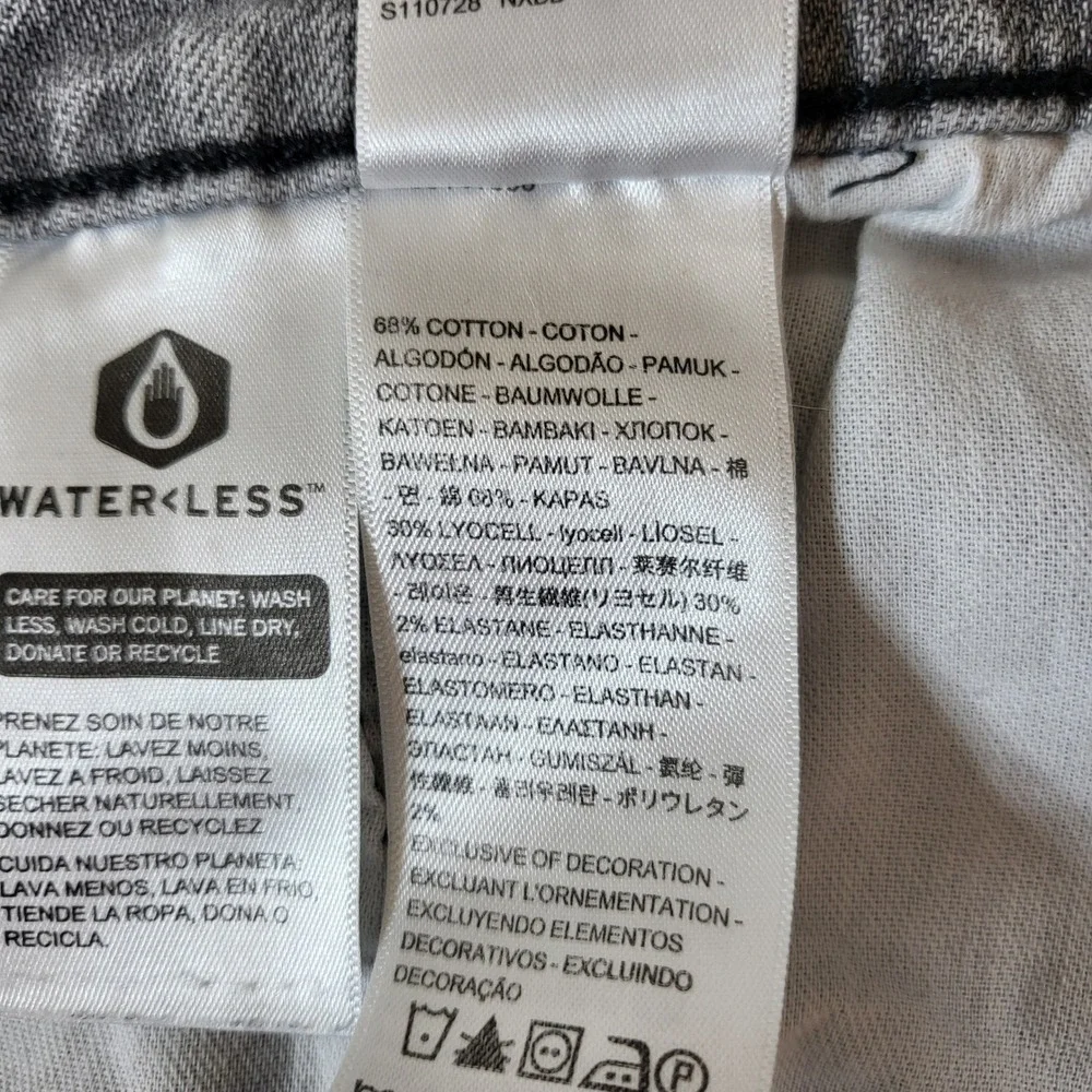 Levi's 514 Straight Fit Jeans Mens W40 L30 Fits 40x29 Gray‎ Denim Pants